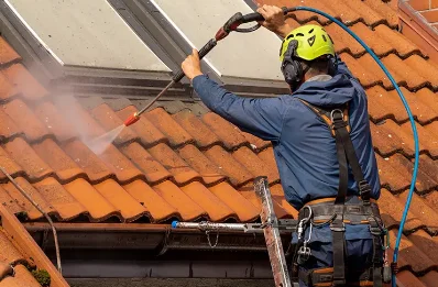Démoussage et hydrofuge de toiture à Hestrud
